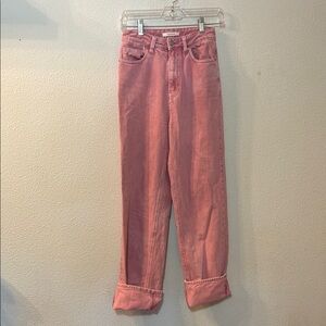Pacsun 90s Boyfriend  Pink Straight Leg Jeans